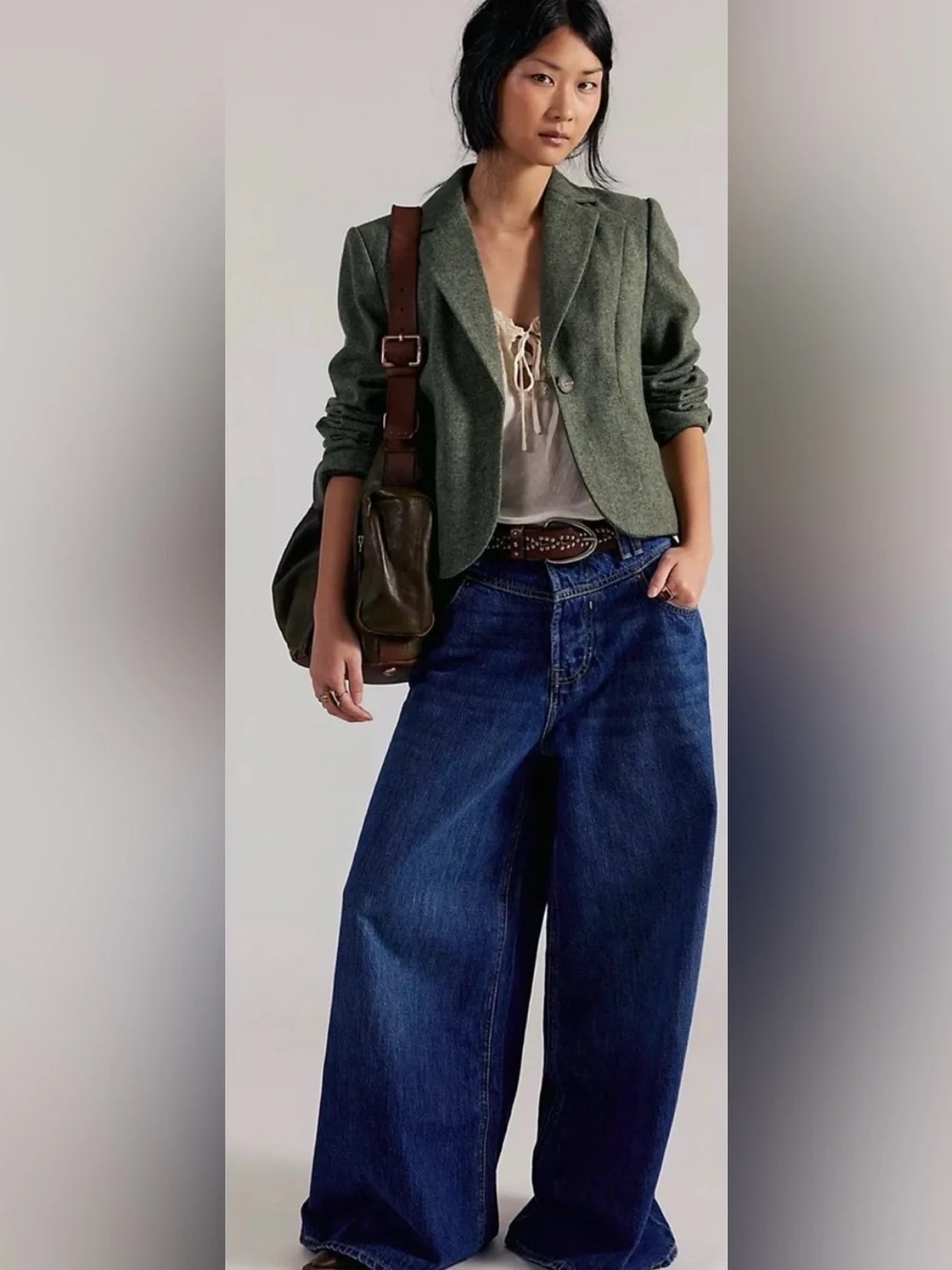 Free People We The Free Give And Take Baggy Wide-Leg Jeans. NWT. Lovers only